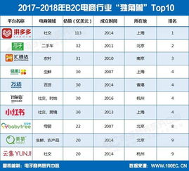 b2c十大平台排名