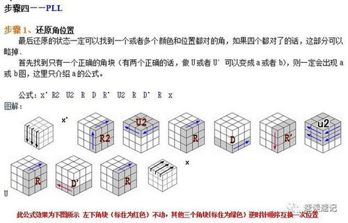 魔方左右上下口诀表