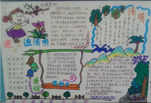 清明节手抄报内容50字 清楚