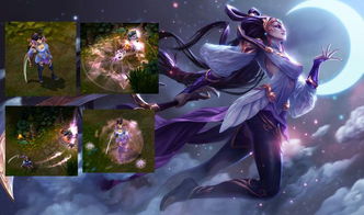 关于皎月女神的皮肤