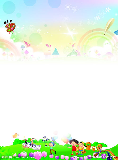 儿童照片背景素材图片