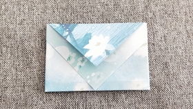 超简单的信封折法