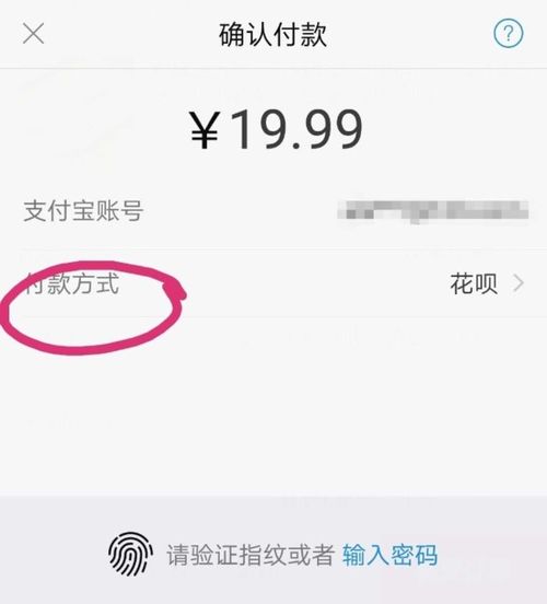 淘宝付款方式没有花呗如何显示