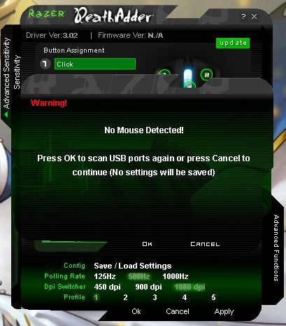 求Razer炼狱蝰蛇鼠标驱动设置以及图解