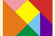 七巧板拼长方形能拼几个？