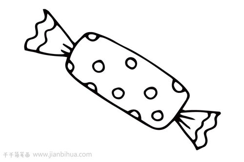 糖果怎么画简单又可爱