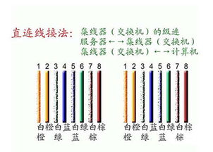 网线水晶头接线顺序图
