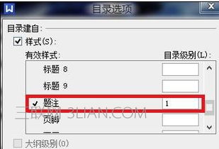 图表目录怎么设置,图表目录怎么做