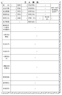在职研究生简历怎么写