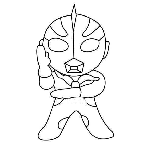 奥特曼卡通图片 可爱