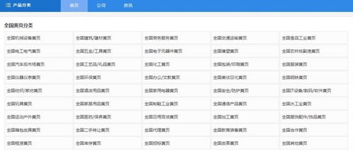 一般网站上的黄页指的是什么 都包括什么内容,为什