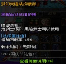 DNF中红眼买高级时装要怎么选属性