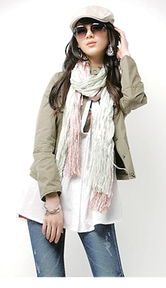 围巾的戴法视频