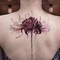 纹身彼岸花图片女