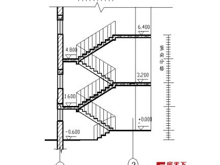 楼梯剖面图怎么画
