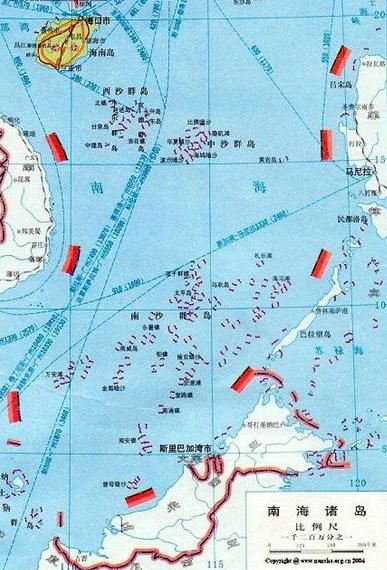 南海的曾母暗沙中国占了几个，还是没有，又被谁占了。