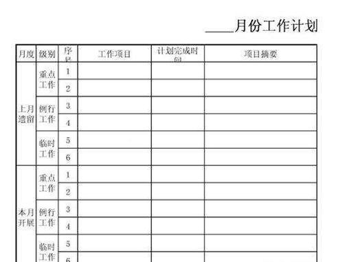 怎么写工作计划