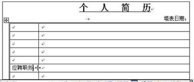 怎样用excel做表格做个人简历