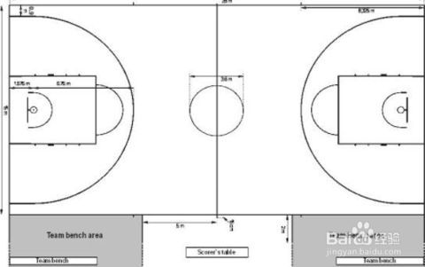 篮球场标准尺寸是多少