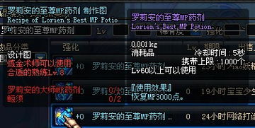 魔兽世界的所有炼金图纸