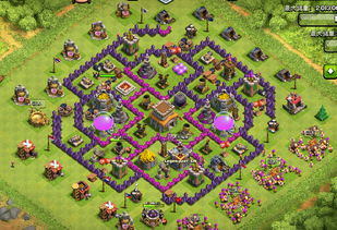 部落冲突八本怎样摆放阵型 八本防御阵型完美