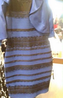 蓝黑白金裙子科学解释,蓝黑白金裙子到底是什么颜色