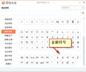 金额符号怎么写