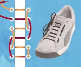 鞋带的系法图解 花样,系鞋带的方法图解