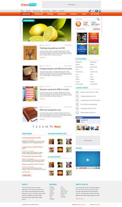 blog模板制作,博客网站模板