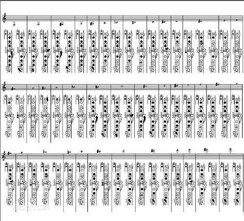 我想要一份单簧管的指法表