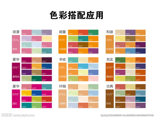 颜色搭配图