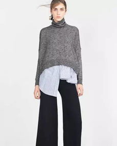 高领毛衣怎么分前后