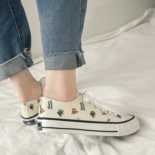 帆布鞋女学生韩版 原宿 ulzzang