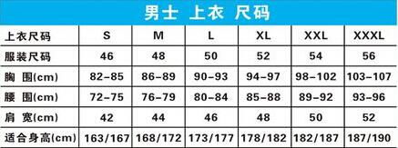 衣服尺码对照表 男装,衣服型号对照表的尺码表 | 聚禄鼎_一站式企业